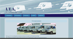 Desktop Screenshot of ita-transport.at