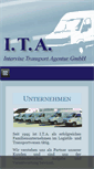 Mobile Screenshot of ita-transport.at