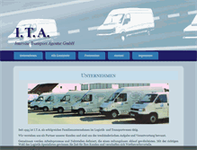 Tablet Screenshot of ita-transport.at